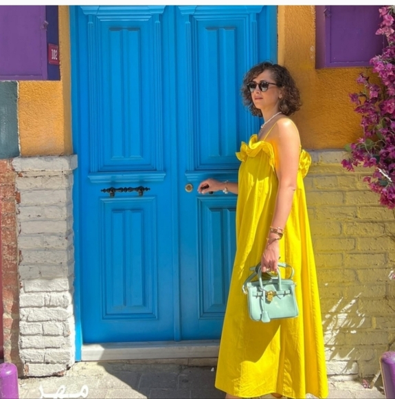 H&M Yellow Ruffled Sundress - Picture 3 of 5